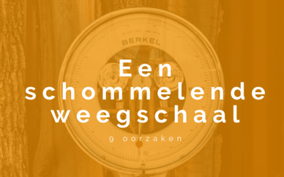 9 oorzaken van een schommelende weegschaal