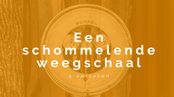 Schommelende weegschaal