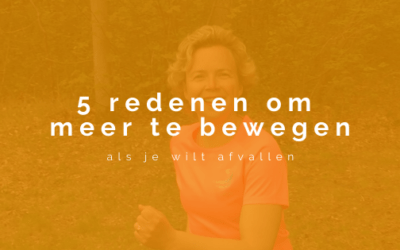 5 redenen om meer te bewegen als je wilt afvallen