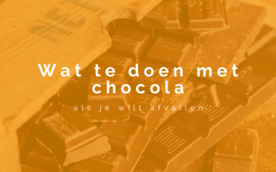 Wat te doen met chocola als je wilt afvallen